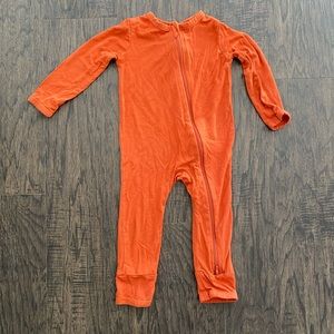 Kyte Baby Zippered Romper Sz 12-18mo Rust